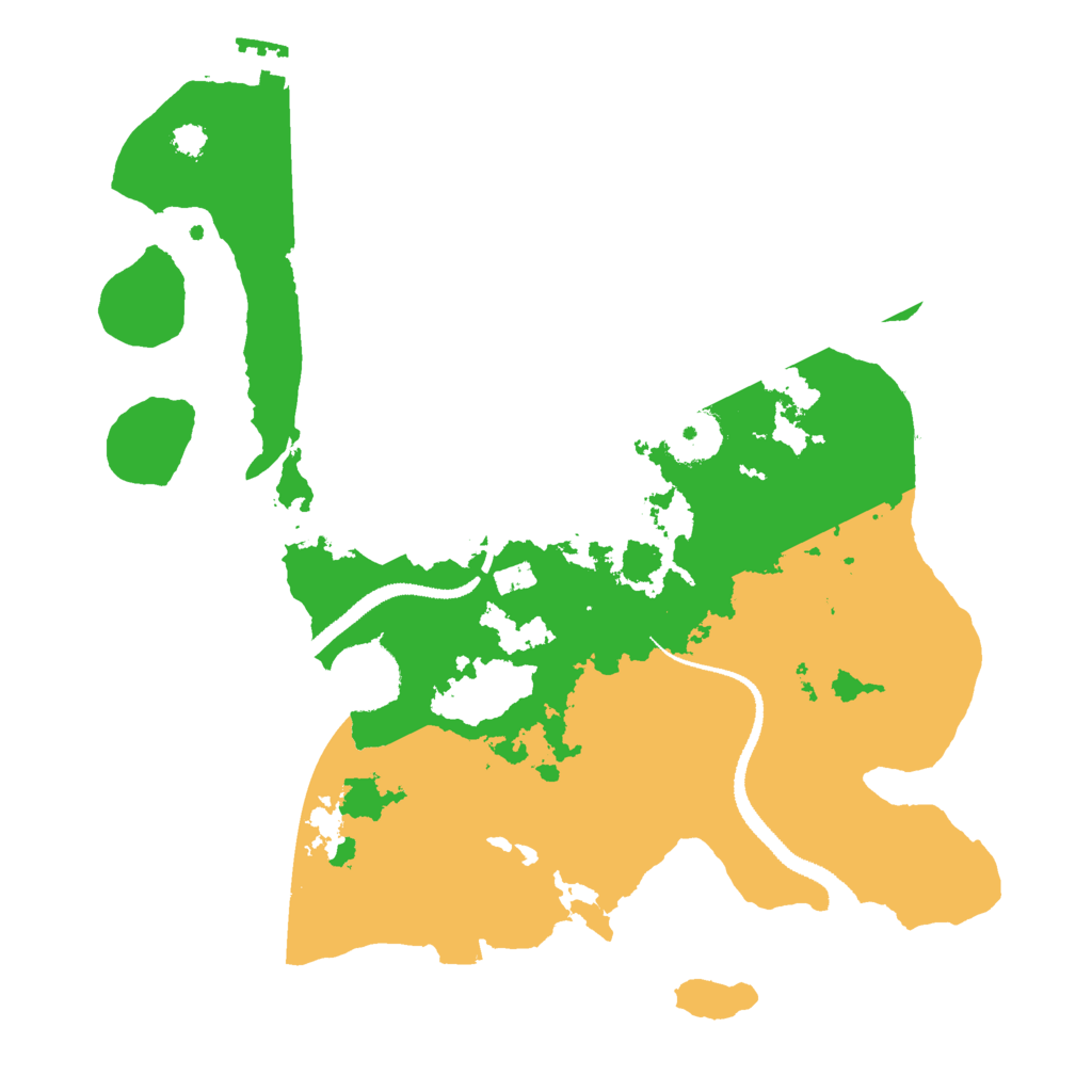 Biome Rust Map: Procedural Map, Size: 3000, Seed: 434318839
