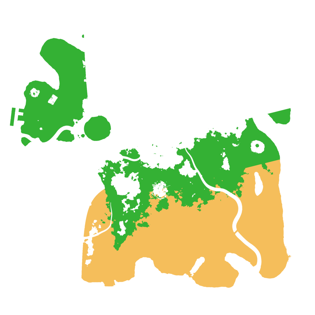 Biome Rust Map: Procedural Map, Size: 3500, Seed: 1328196902