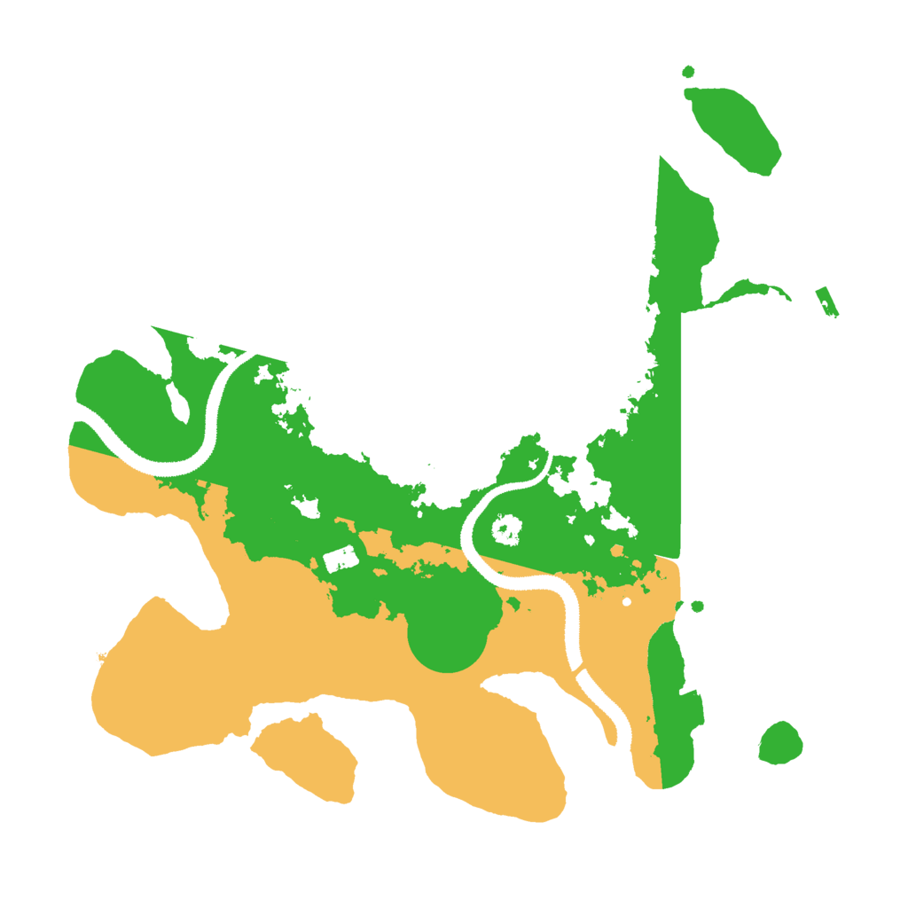 Biome Rust Map: Procedural Map, Size: 3000, Seed: 1451889922