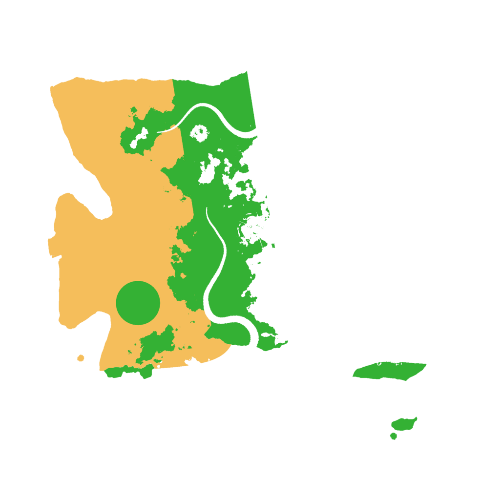 Biome Rust Map: Procedural Map, Size: 3000, Seed: 173847153