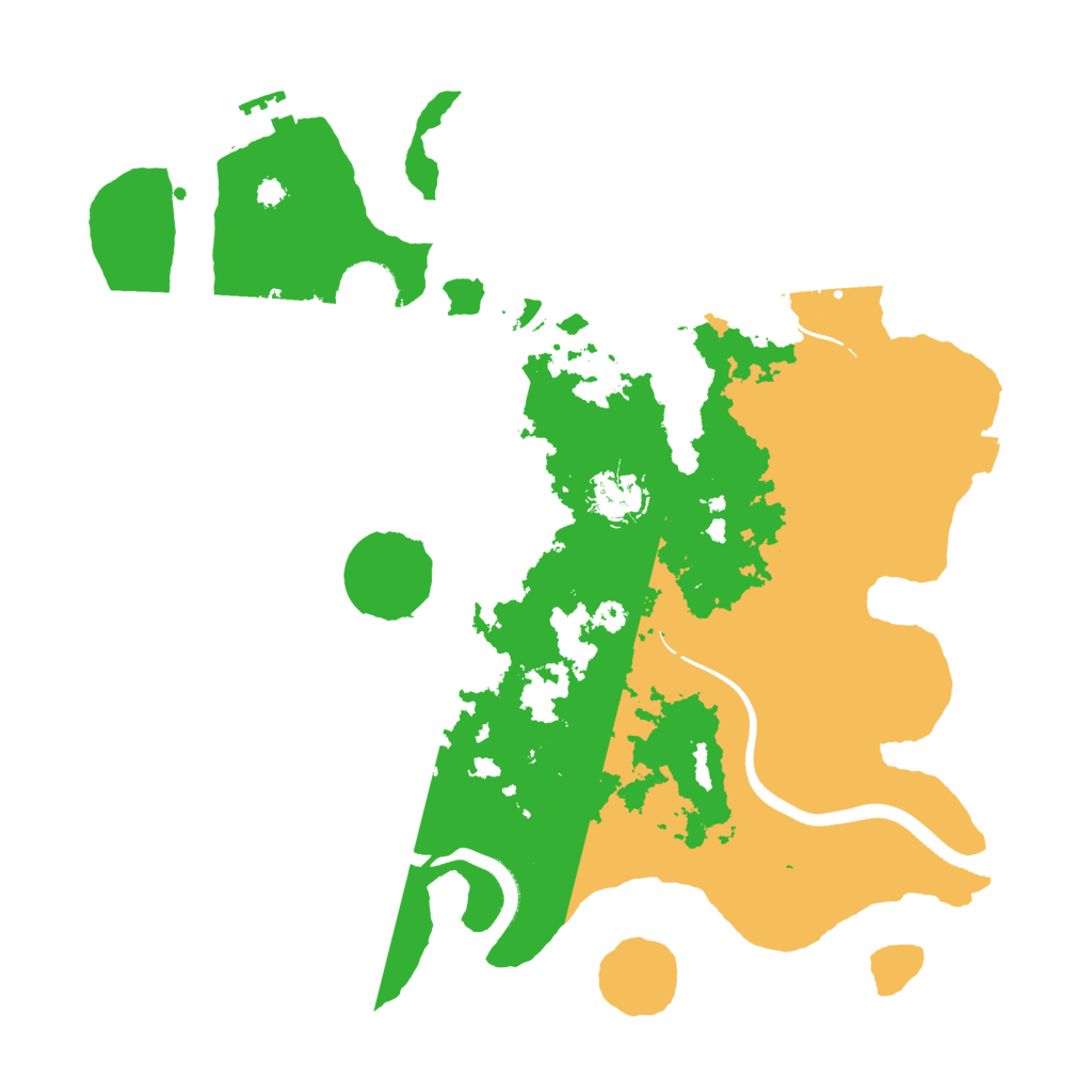 Biome Rust Map: Procedural Map, Size: 3500, Seed: 2109895348