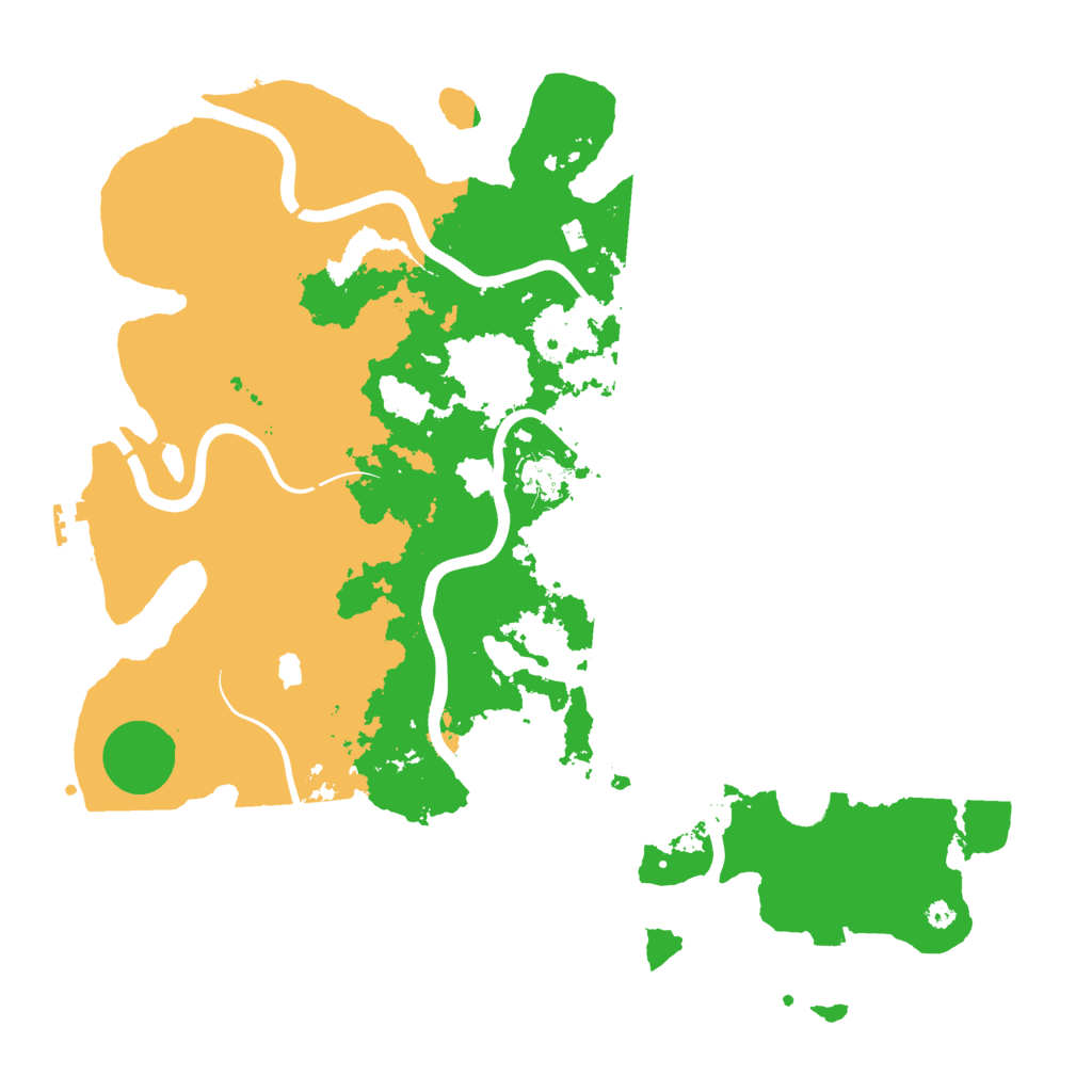 Biome Rust Map: Procedural Map, Size: 4000, Seed: 80130974