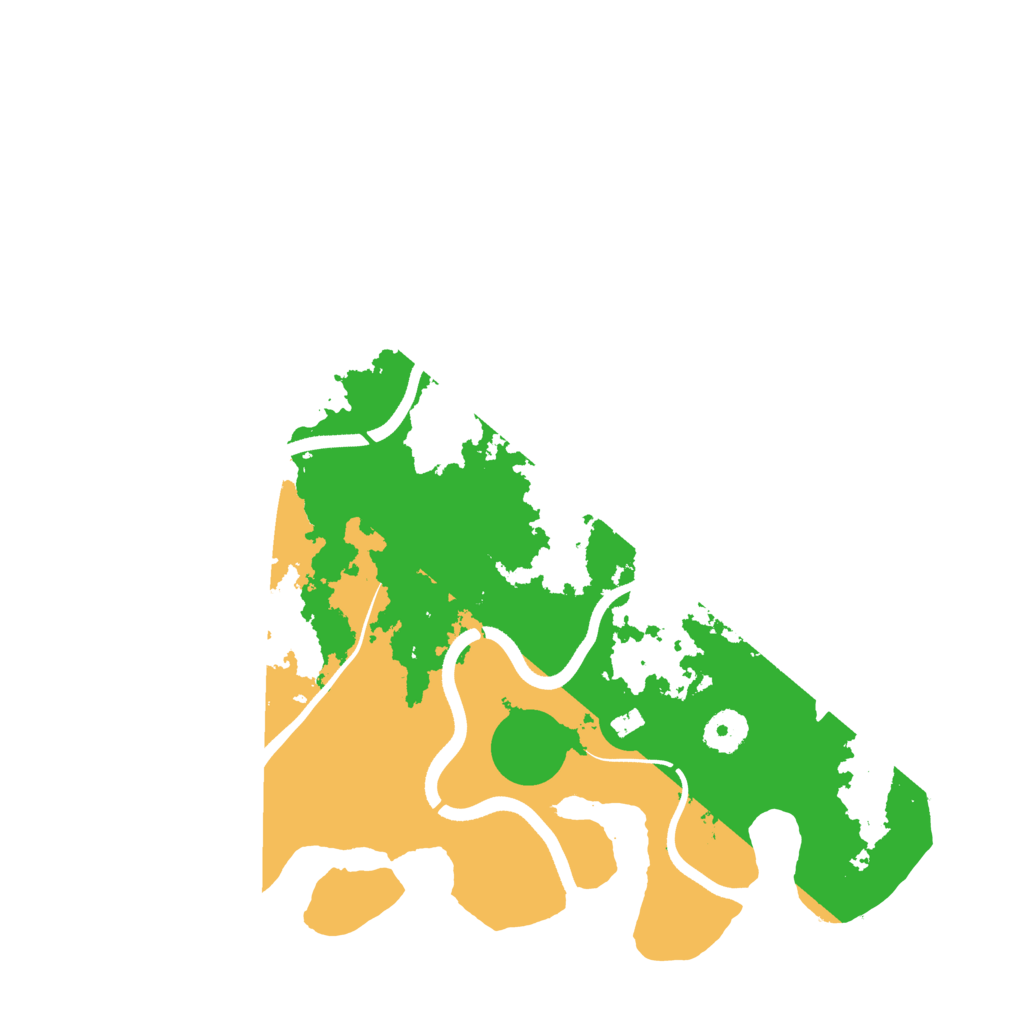Biome Rust Map: Procedural Map, Size: 3600, Seed: 536510