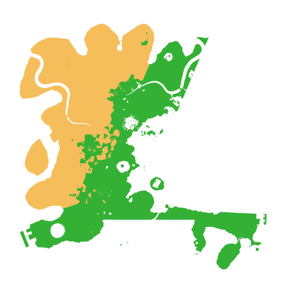 Biome Rust Map: Procedural Map, Size: 3600, Seed: 702265104