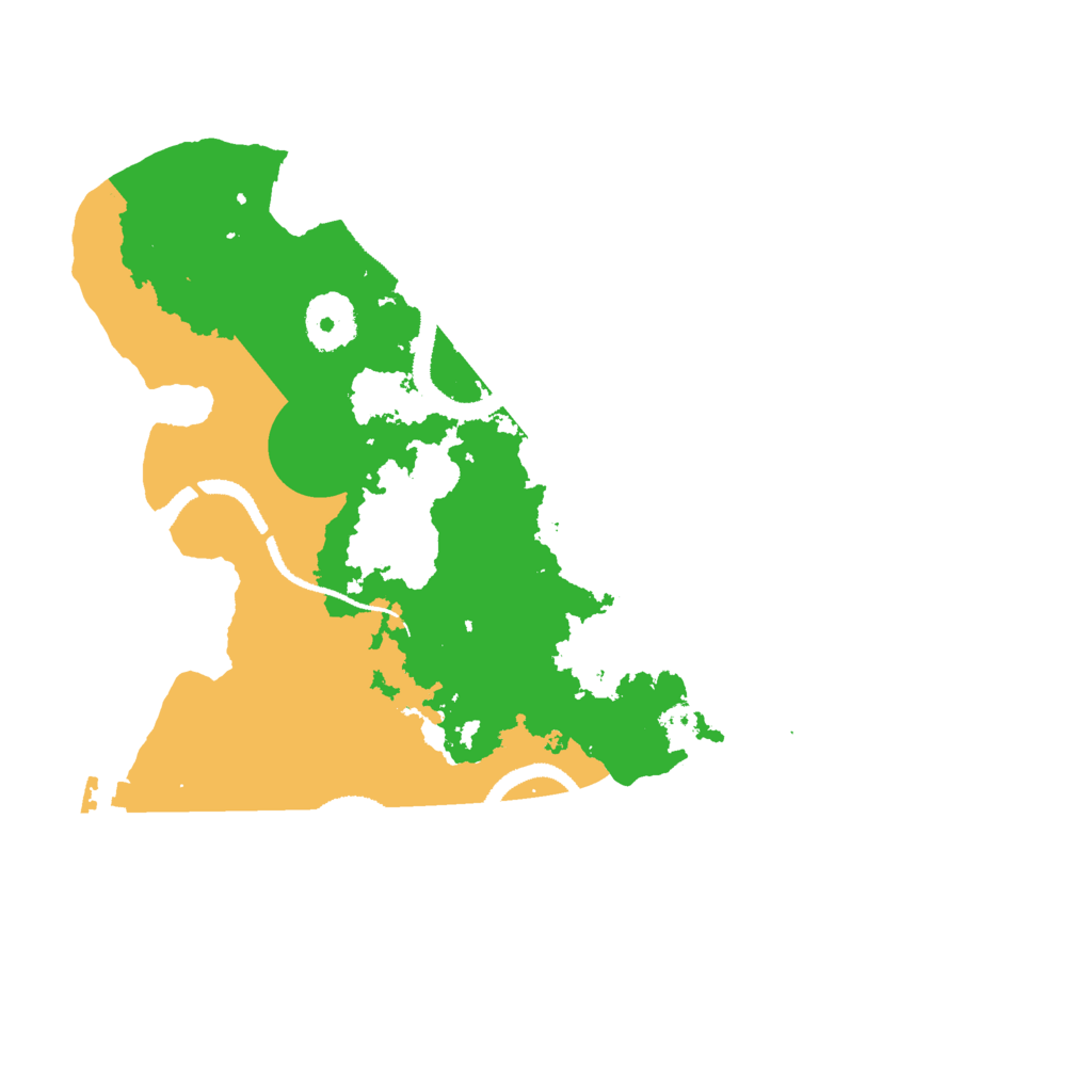 Biome Rust Map: Procedural Map, Size: 3000, Seed: 3910462