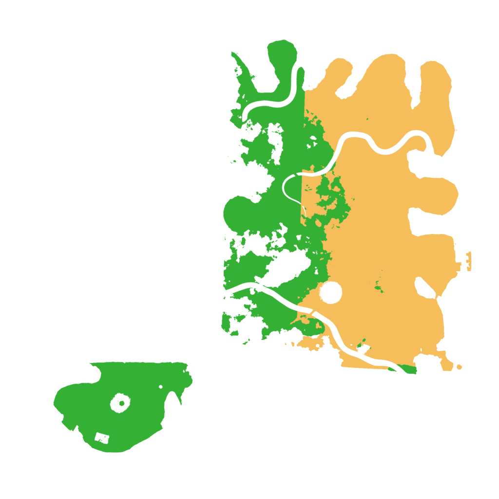 Biome Rust Map: Procedural Map, Size: 3900, Seed: 925735716