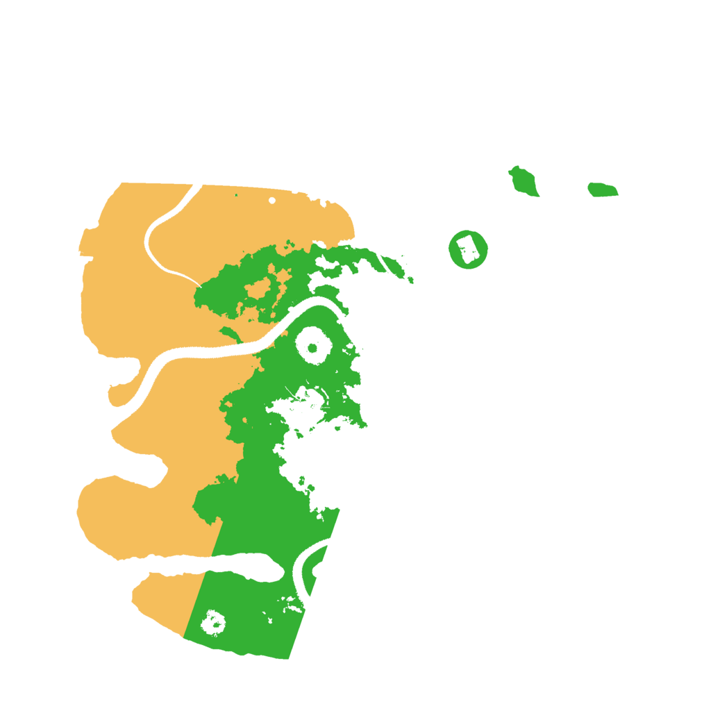 Biome Rust Map: Procedural Map, Size: 3000, Seed: 23589238
