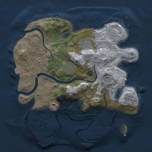 Thumbnail Rust Map: Procedural Map, Size: 2800, Seed: 192228520, 9 Monuments