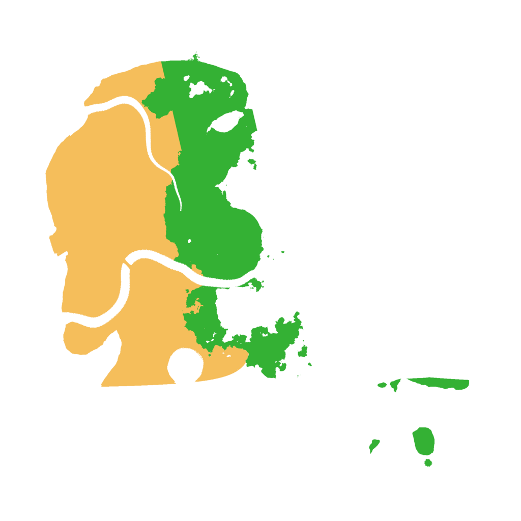 Biome Rust Map: Procedural Map, Size: 2800, Seed: 192228520