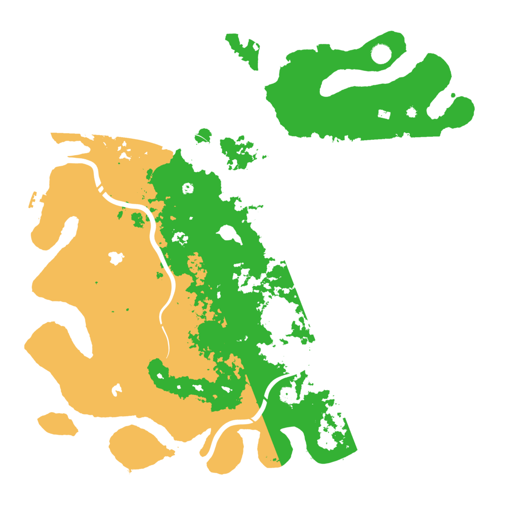 Biome Rust Map: Procedural Map, Size: 4500, Seed: 15380611