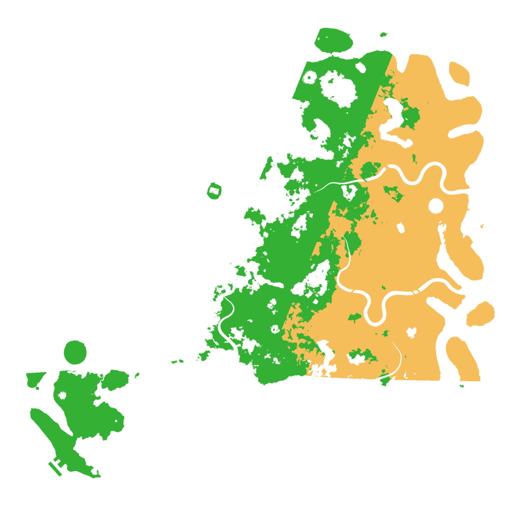 Biome Rust Map: Procedural Map, Size: 6000, Seed: 13730