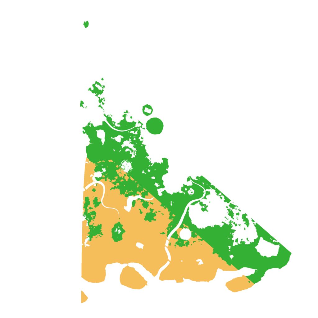 Biome Rust Map: Procedural Map, Size: 5000, Seed: 1575