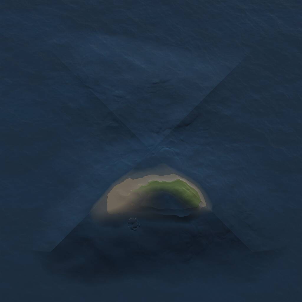 Rust Map: Procedural Map, Size: 1000, Seed: 1139958465, 1 Monuments