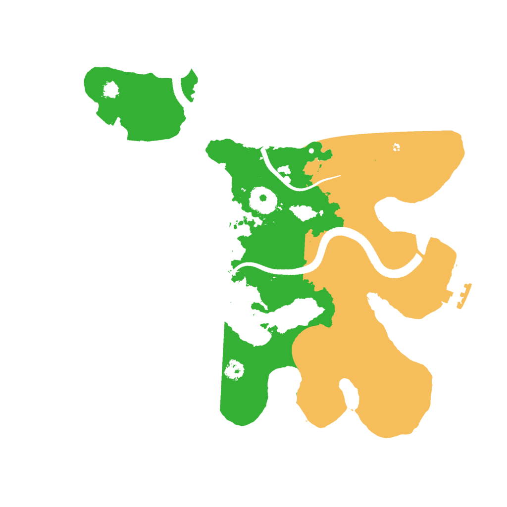 Biome Rust Map: Procedural Map, Size: 2800, Seed: 656391433