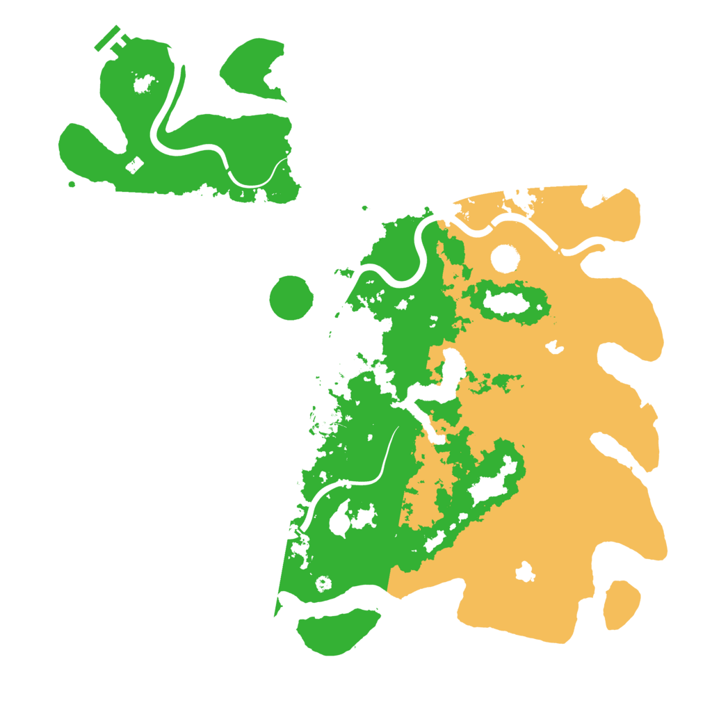 Biome Rust Map: Procedural Map, Size: 4500, Seed: 199623700