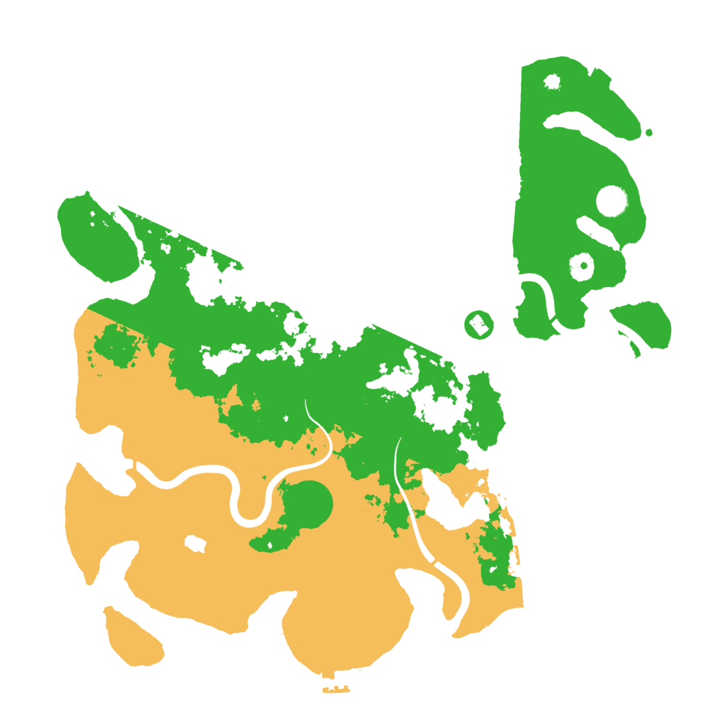 Biome Rust Map: Procedural Map, Size: 4000, Seed: 44387465