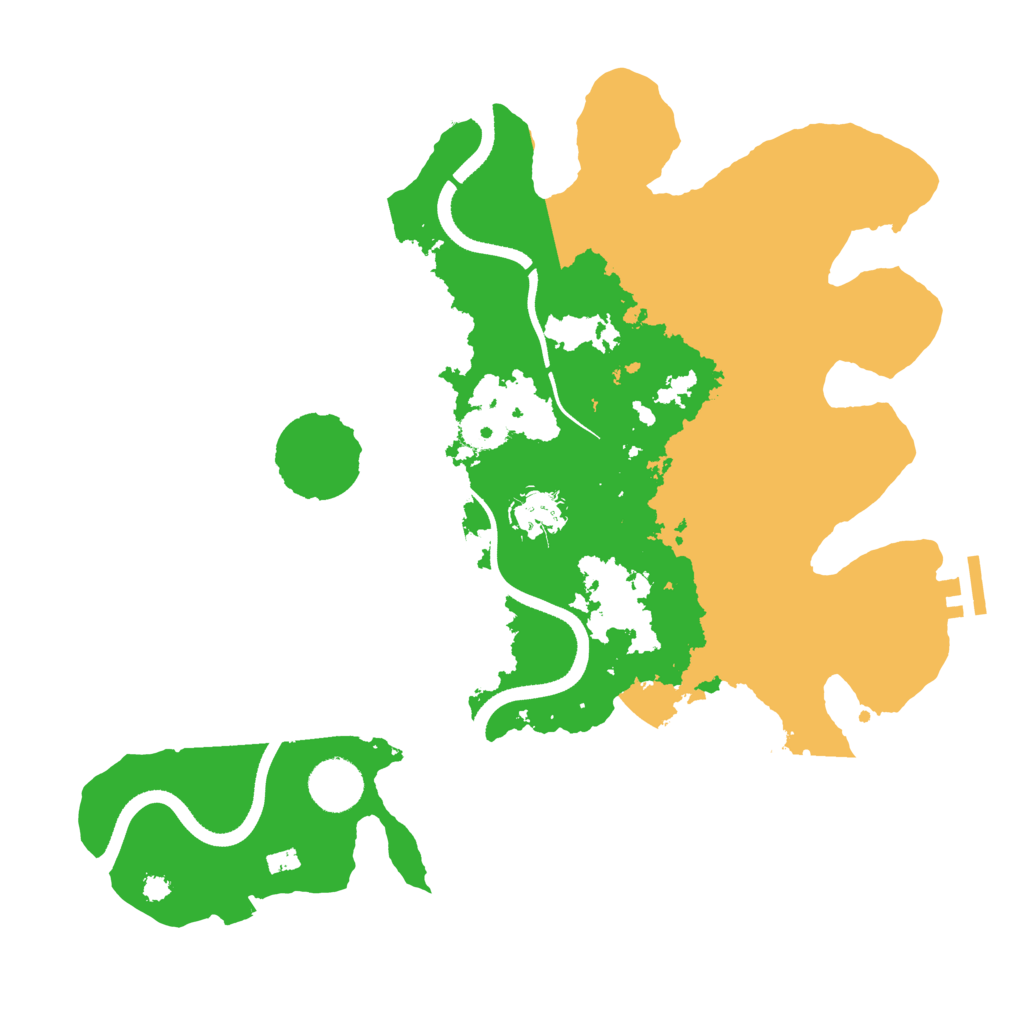 Biome Rust Map: Procedural Map, Size: 3500, Seed: 2112306262