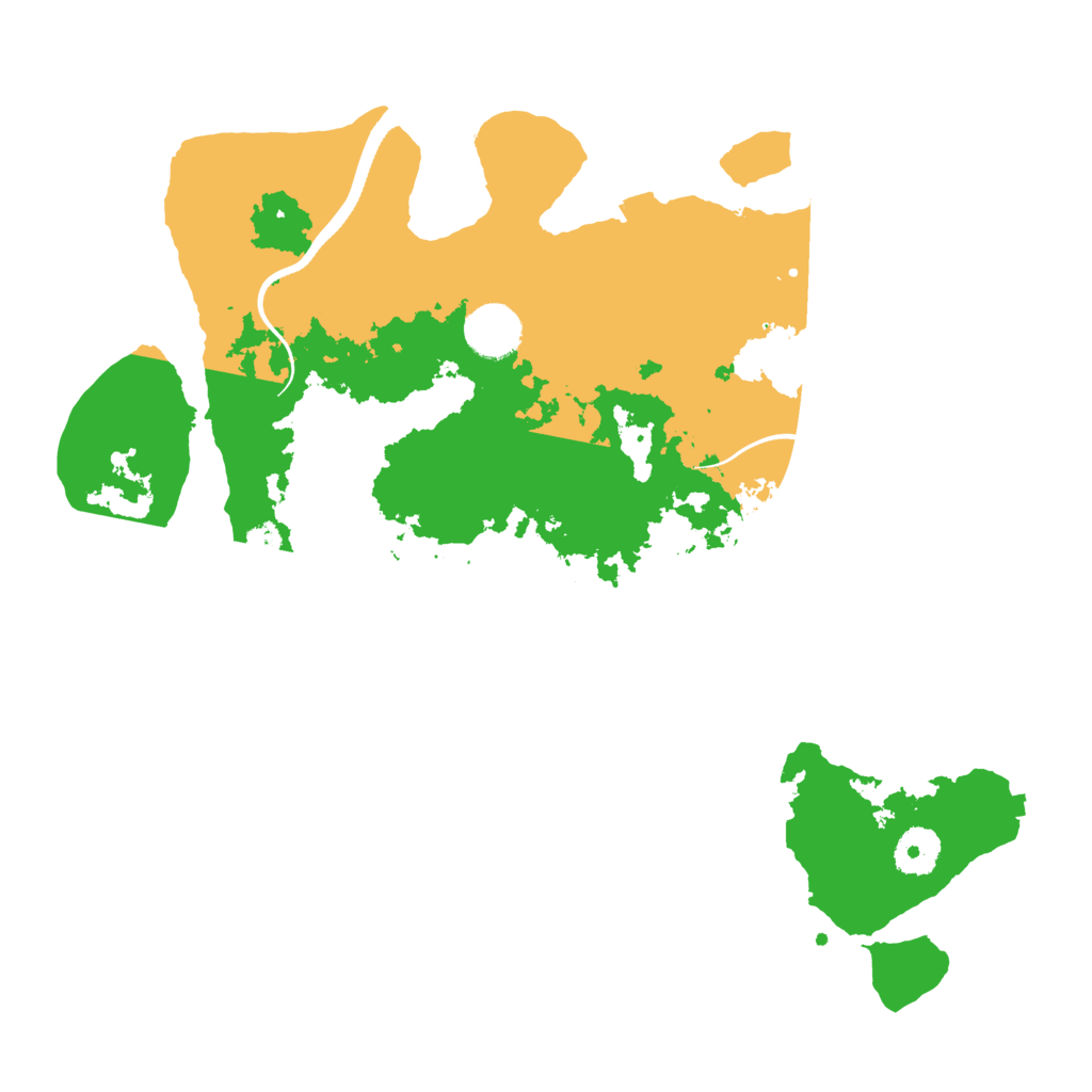 Biome Rust Map: Procedural Map, Size: 3500, Seed: 1766967348