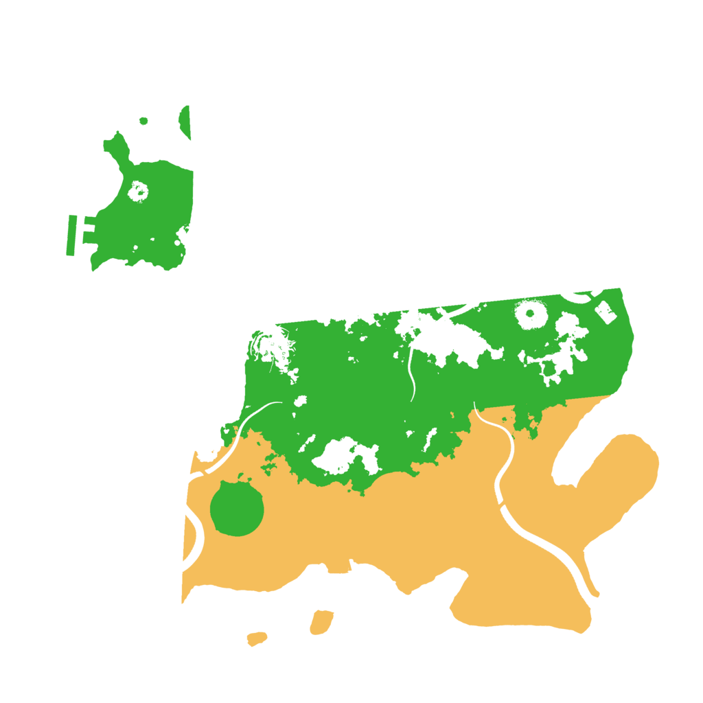 Biome Rust Map: Procedural Map, Size: 3500, Seed: 120166605