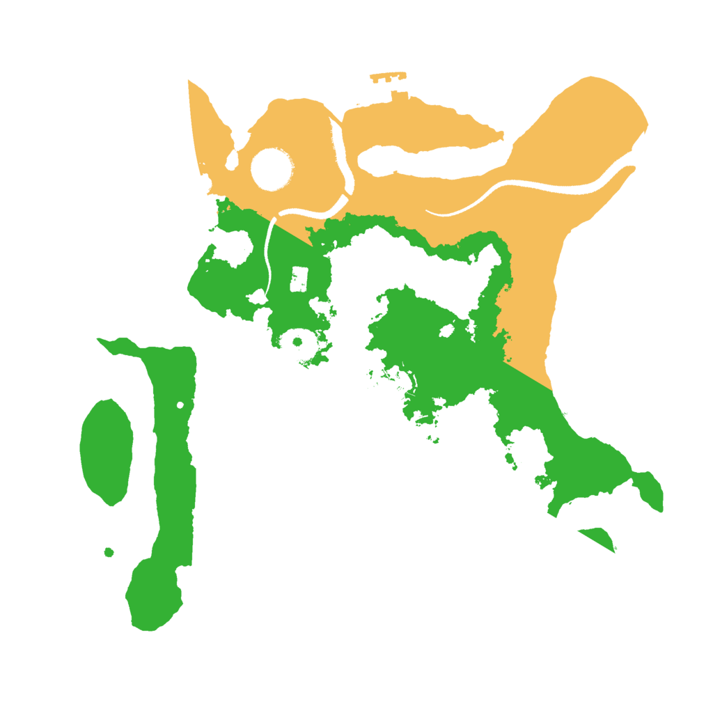 Biome Rust Map: Procedural Map, Size: 3000, Seed: 425604512