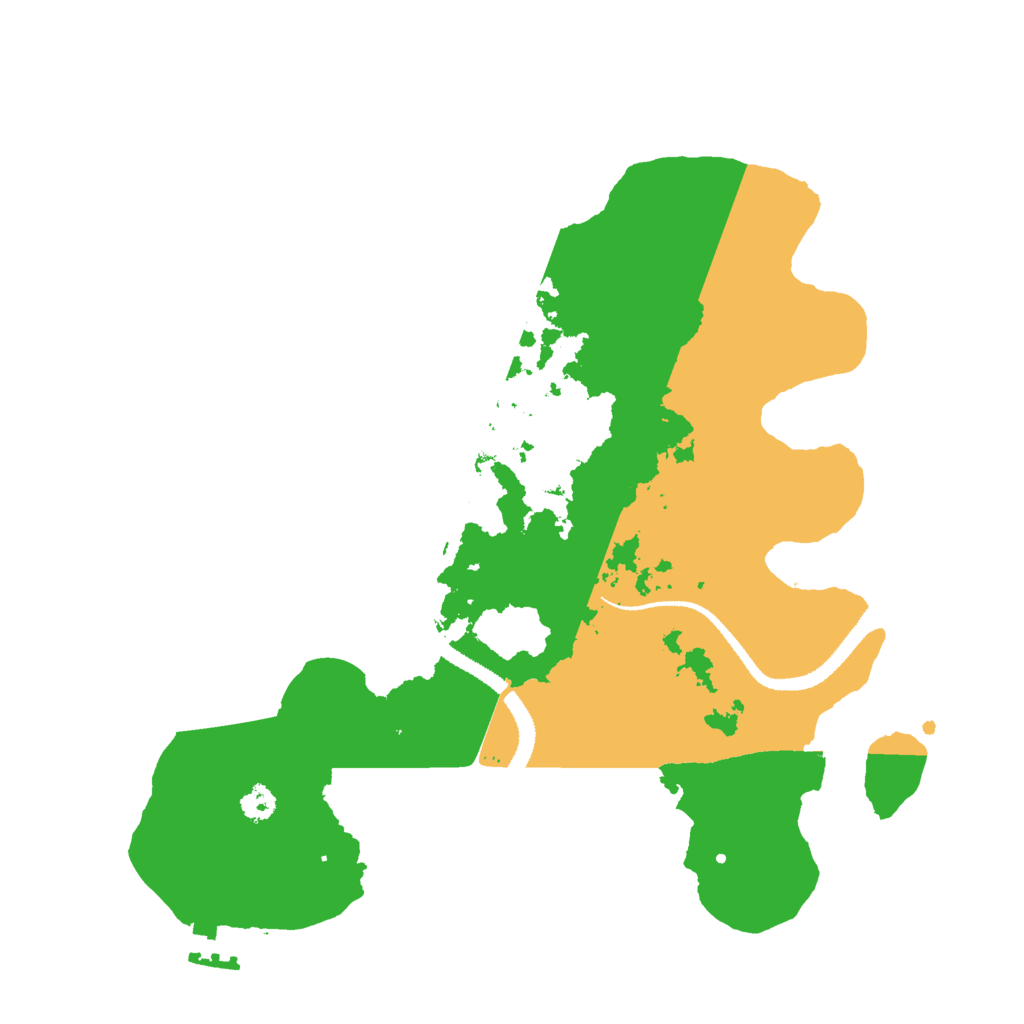 Biome Rust Map: Procedural Map, Size: 3000, Seed: 1644123629
