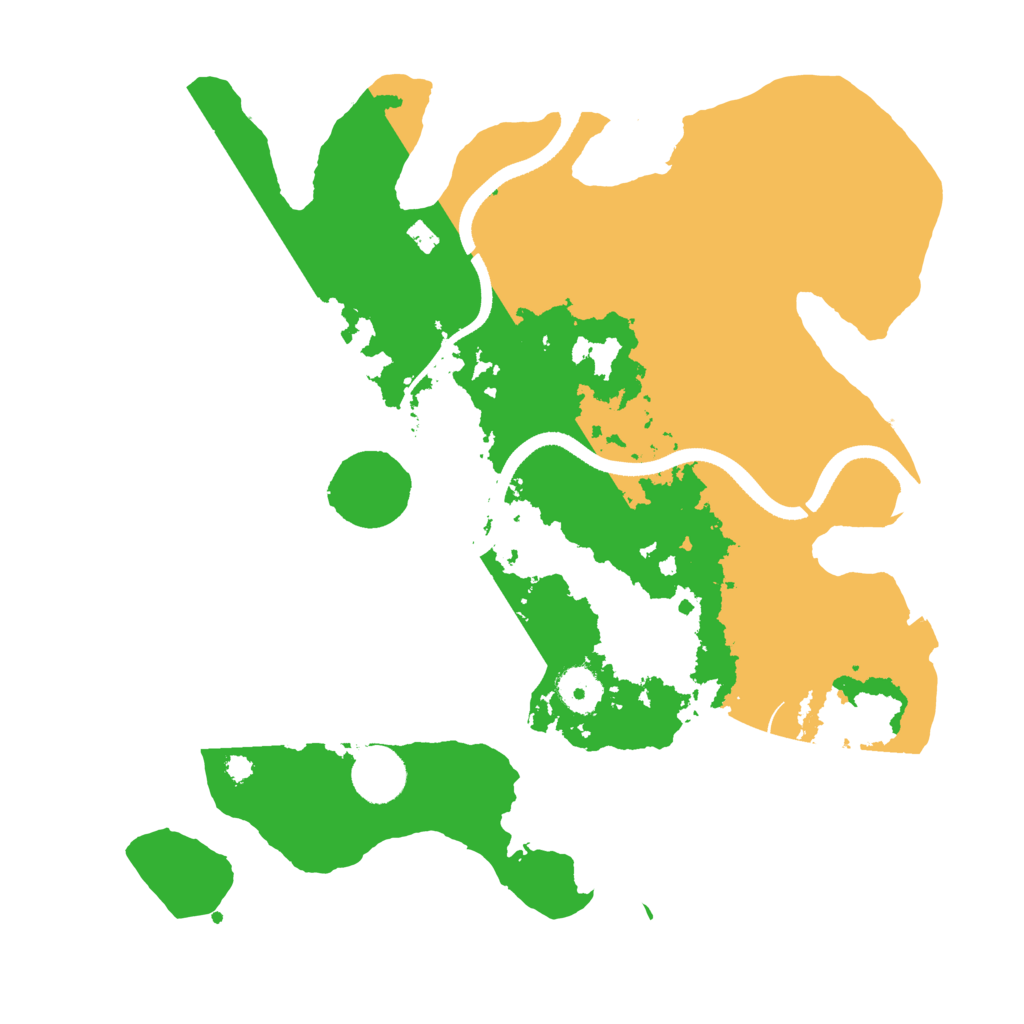 Biome Rust Map: Procedural Map, Size: 3500, Seed: 687867942