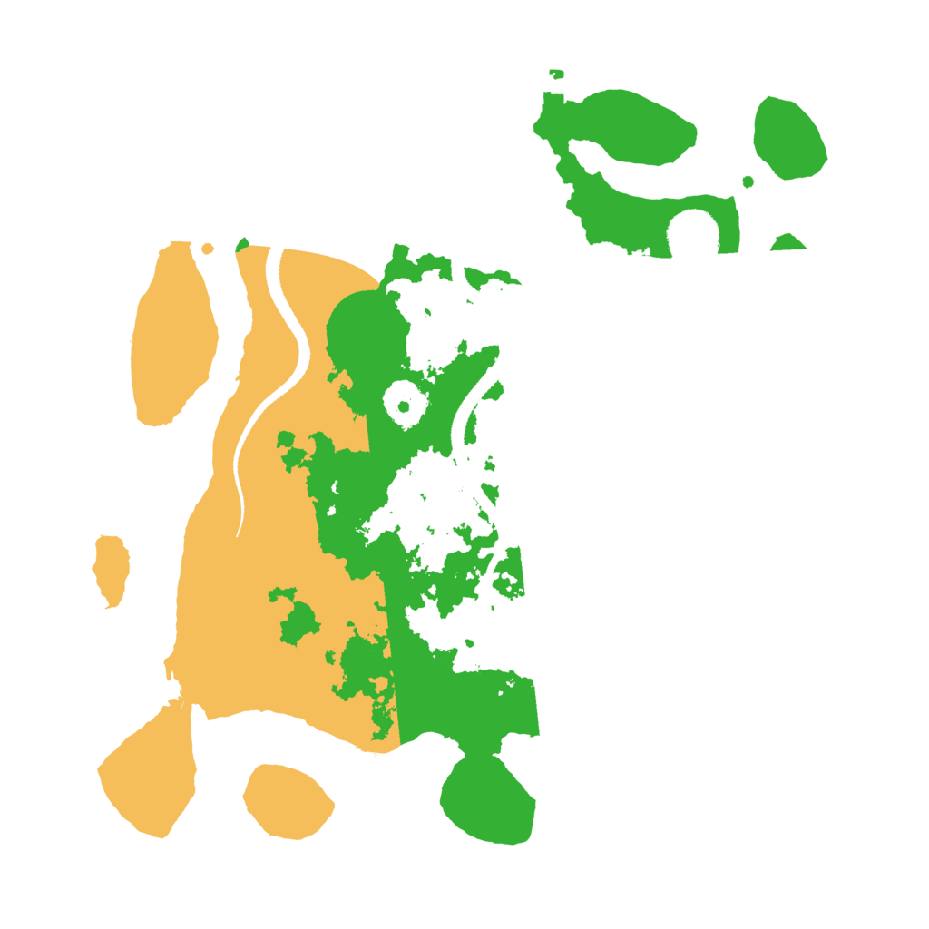 Biome Rust Map: Procedural Map, Size: 3200, Seed: 386155729