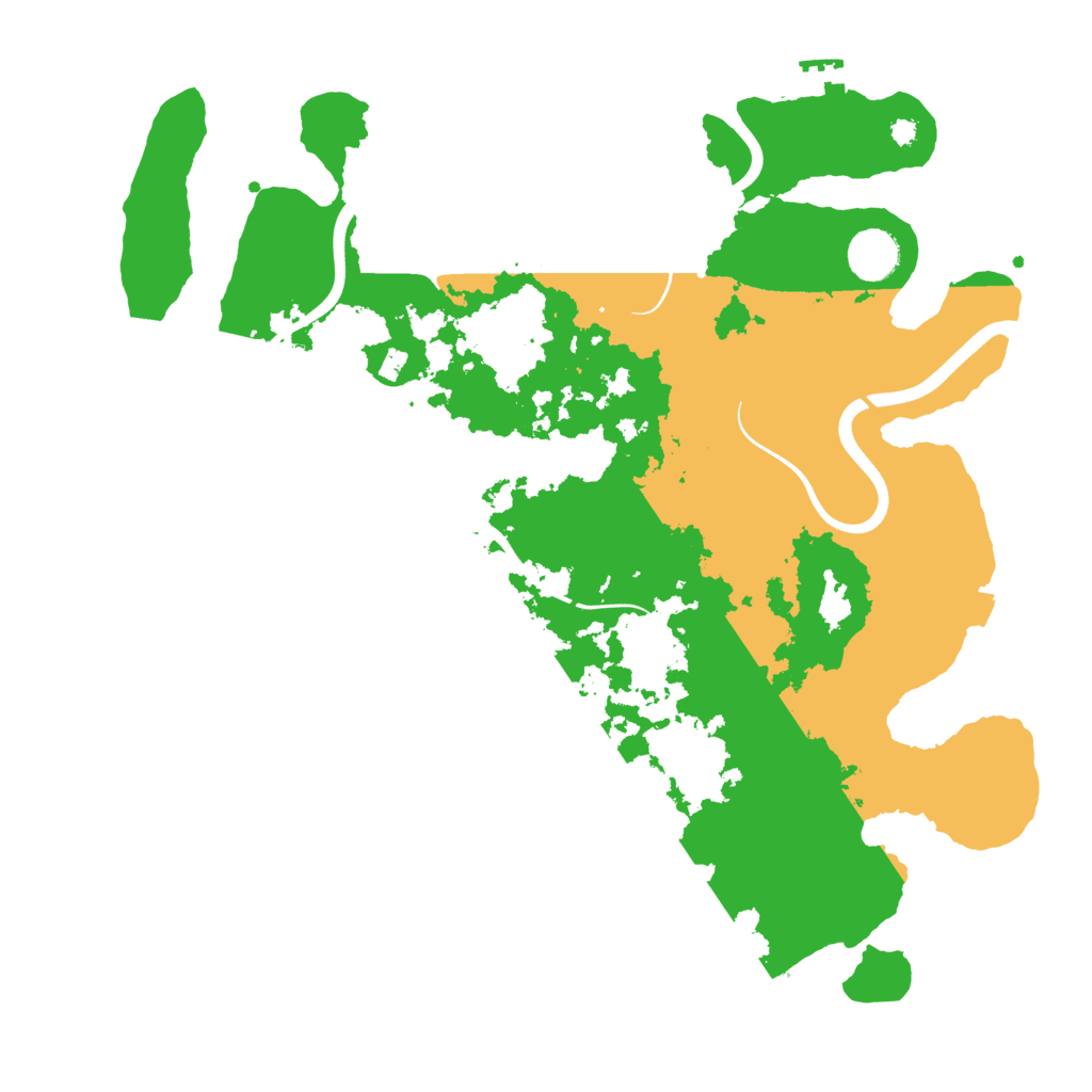 Biome Rust Map: Procedural Map, Size: 3750, Seed: 153159