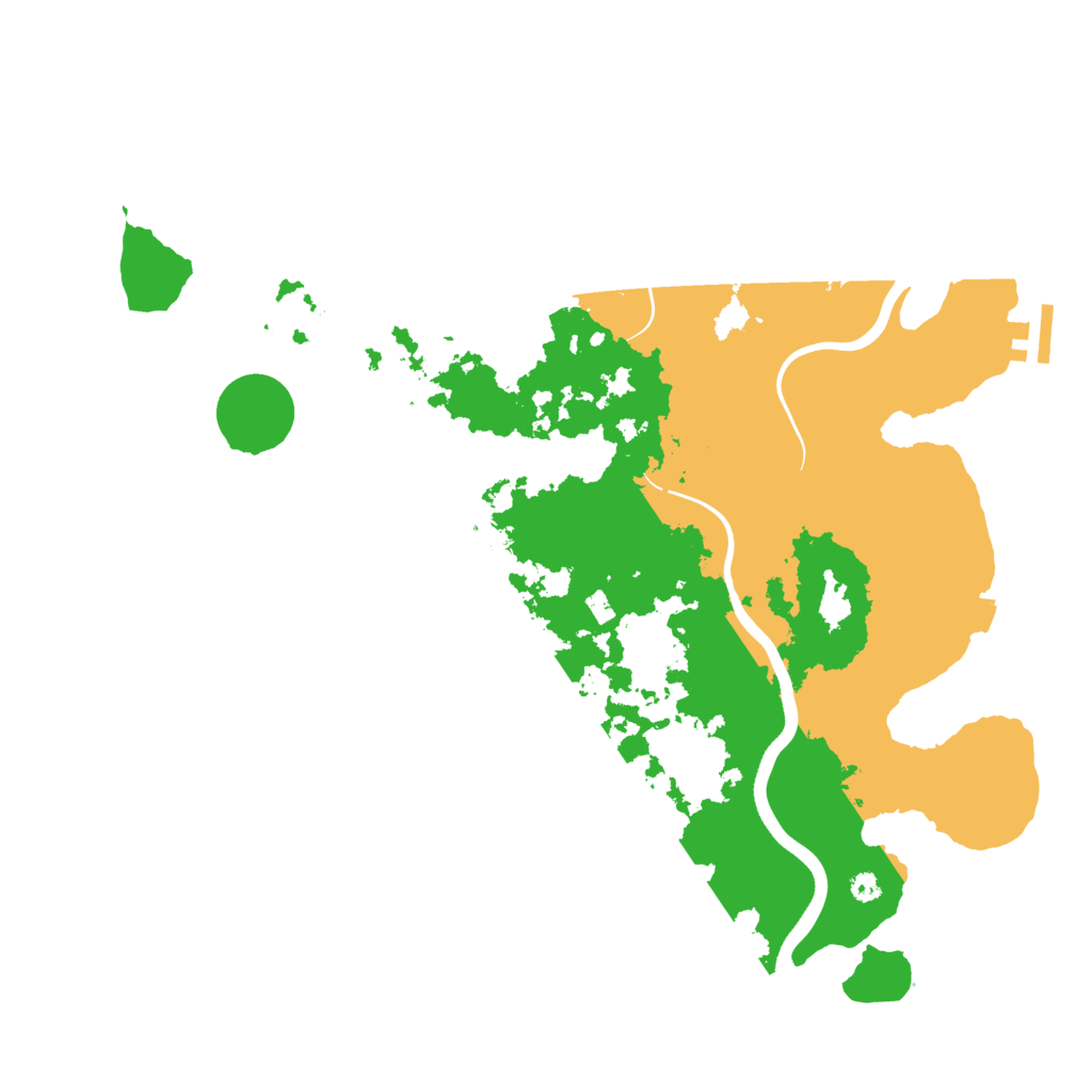 Biome Rust Map: Procedural Map, Size: 3750, Seed: 153159