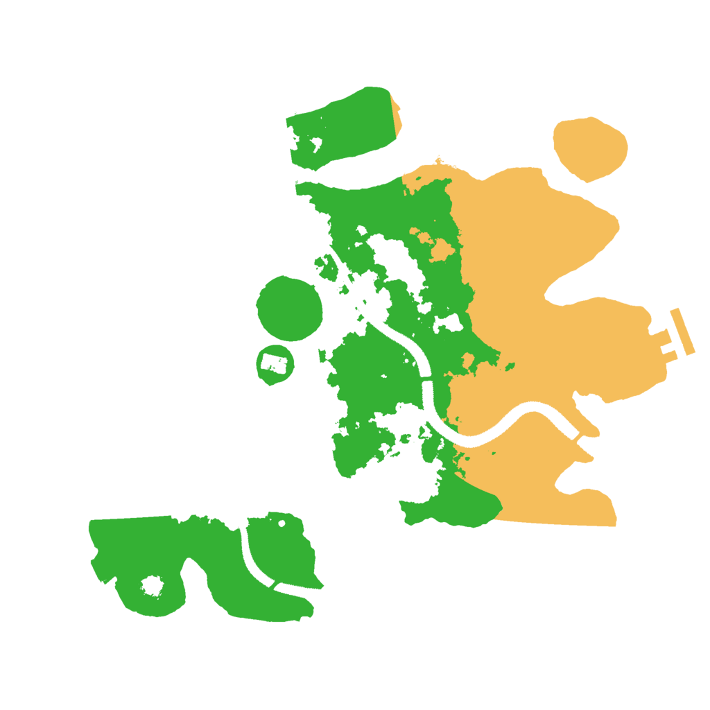 Biome Rust Map: Procedural Map, Size: 3000, Seed: 5504