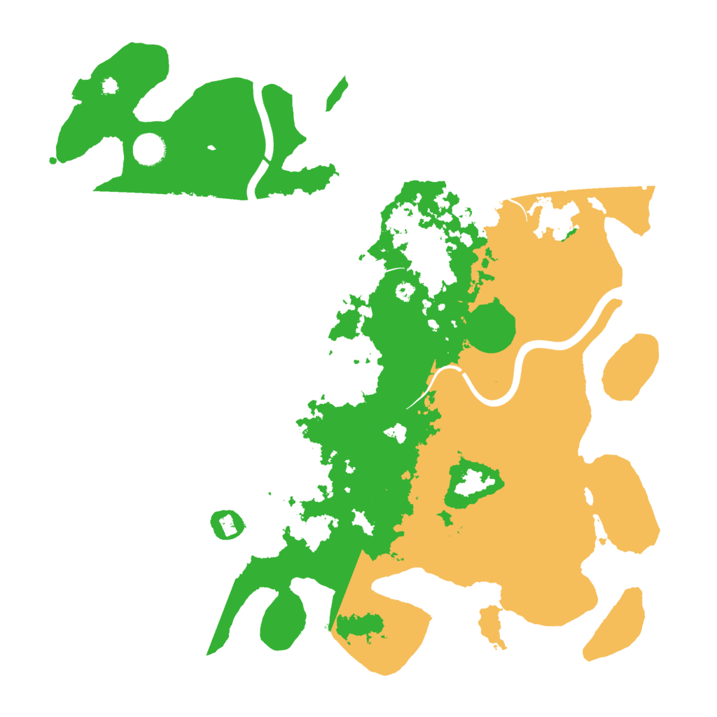 Biome Rust Map: Procedural Map, Size: 3900, Seed: 206862591