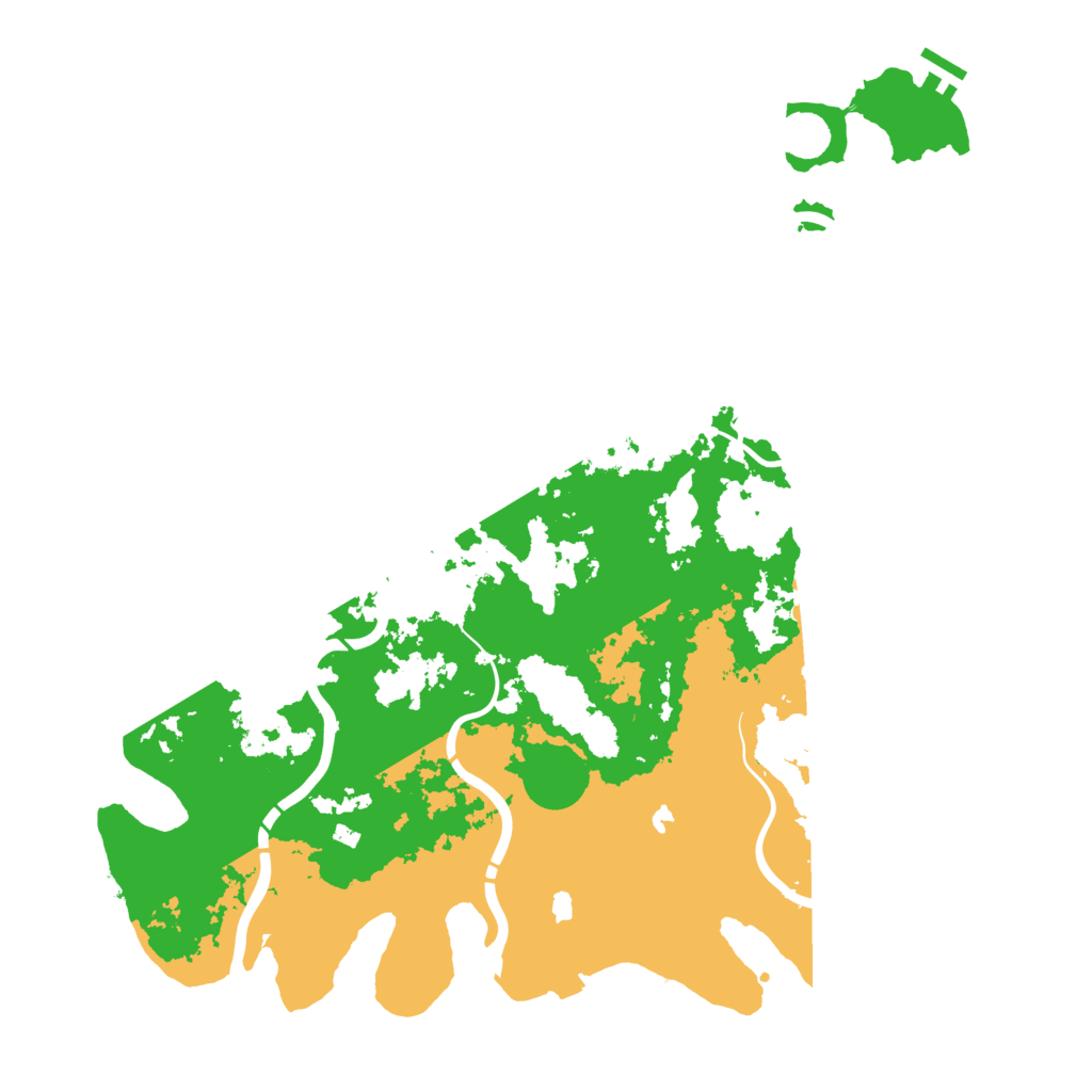 Biome Rust Map: Procedural Map, Size: 4500, Seed: 2136971328