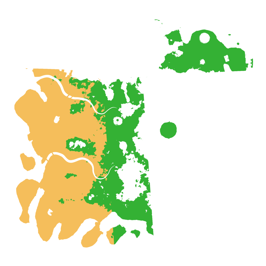 Biome Rust Map: Procedural Map, Size: 4500, Seed: 792077328