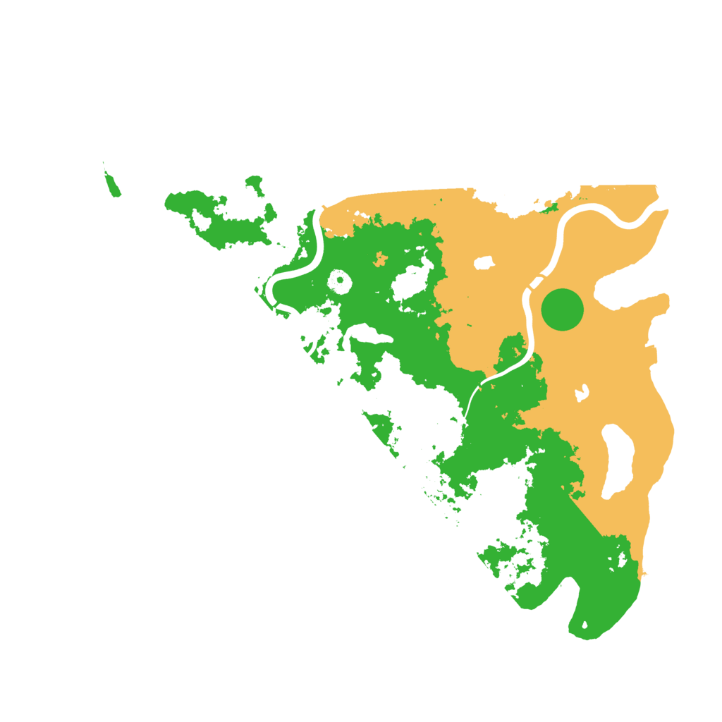 Biome Rust Map: Procedural Map, Size: 4500, Seed: 1170370661