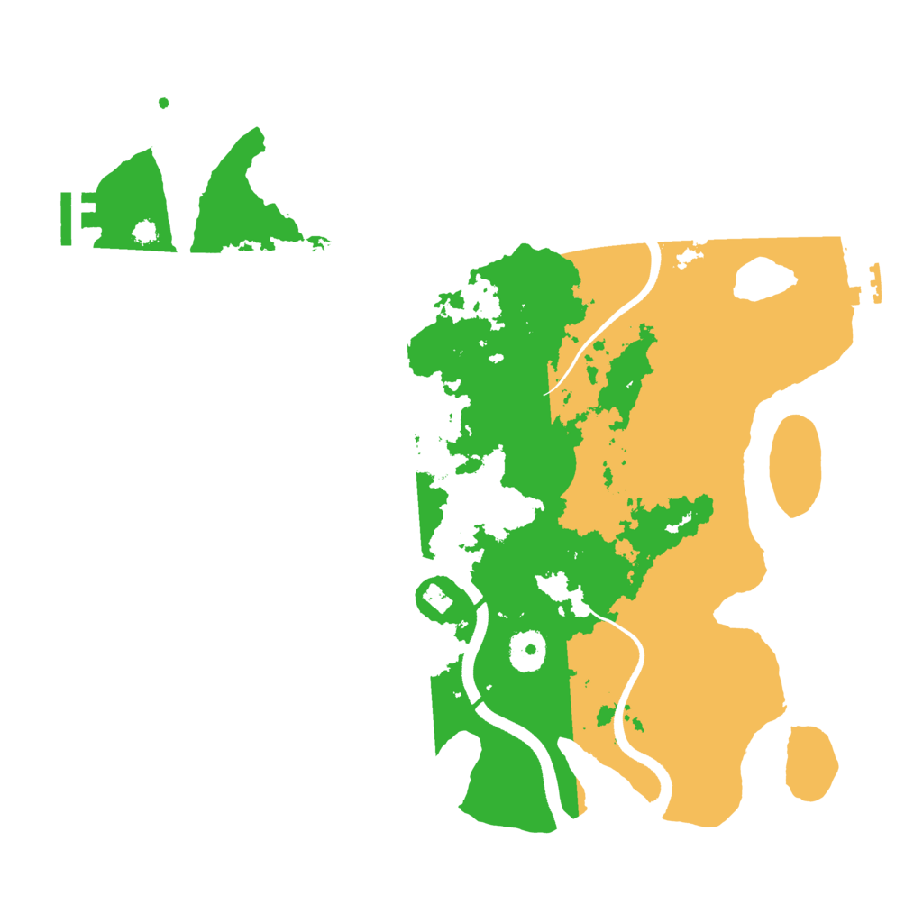 Biome Rust Map: Procedural Map, Size: 3500, Seed: 987178162