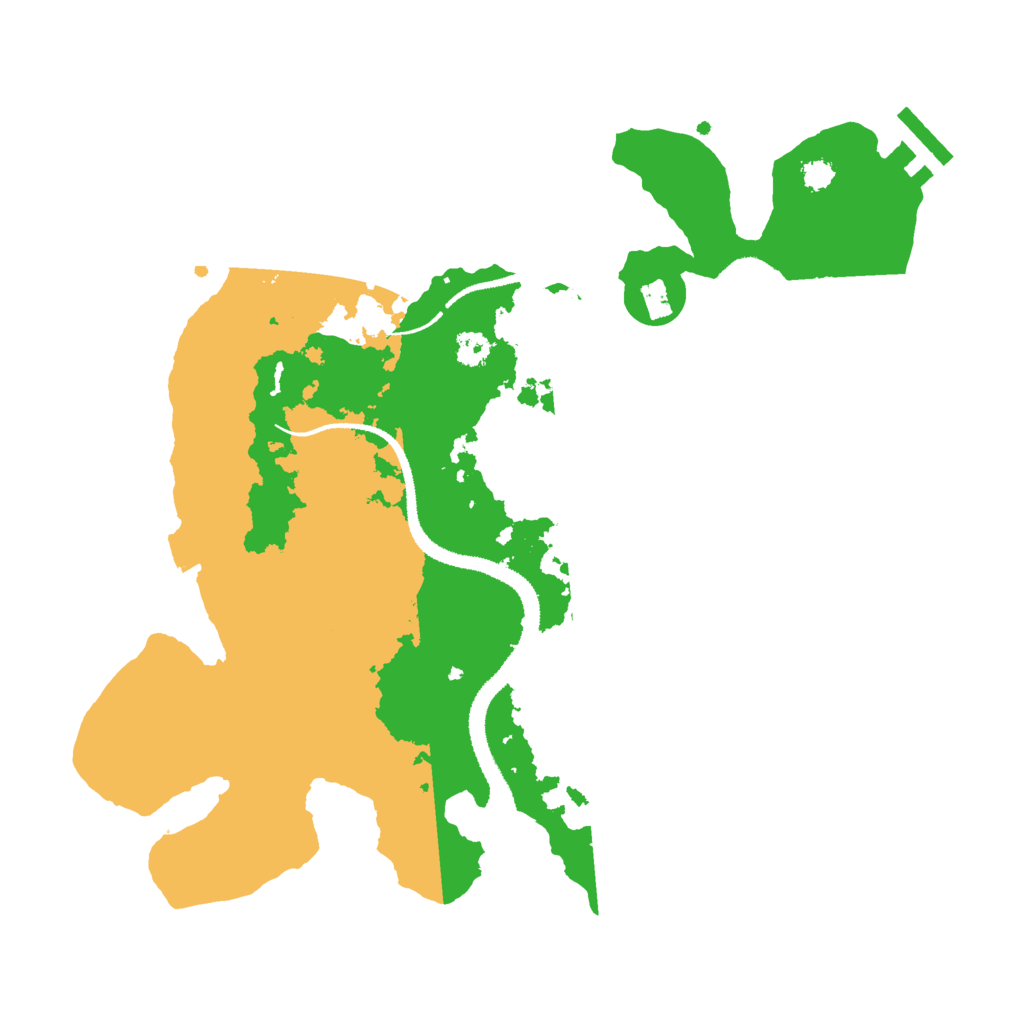 Biome Rust Map: Procedural Map, Size: 3000, Seed: 826820371