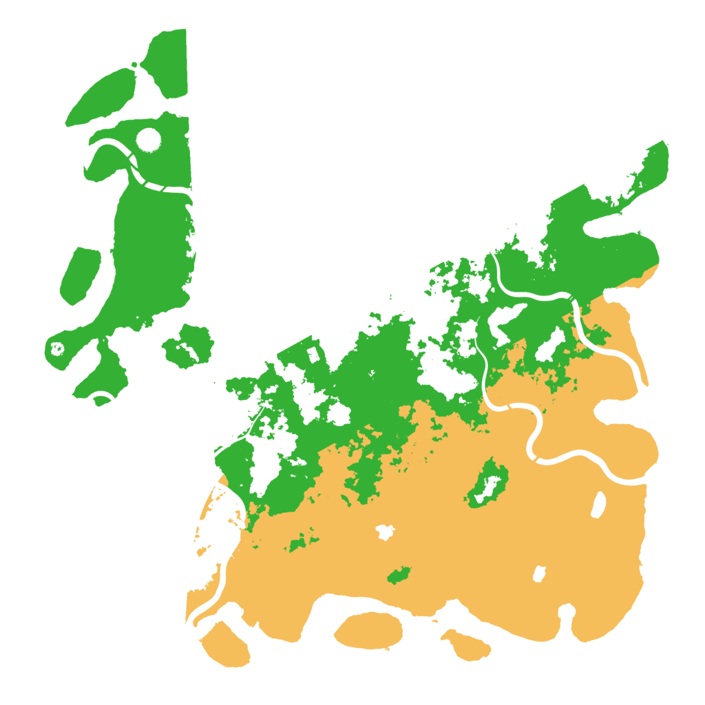 Biome Rust Map: Procedural Map, Size: 5100, Seed: 3826
