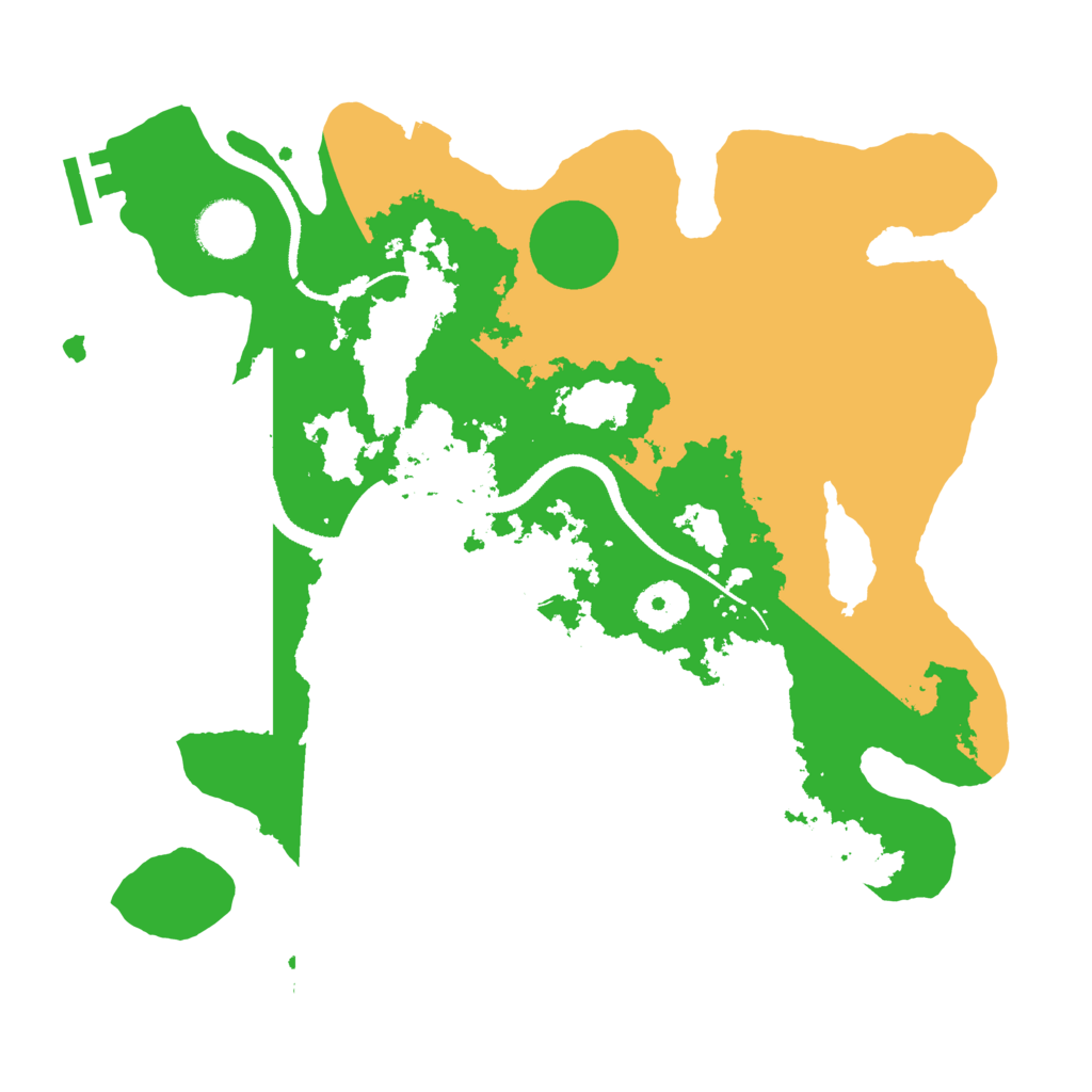 Biome Rust Map: Procedural Map, Size: 3250, Seed: 1763202204