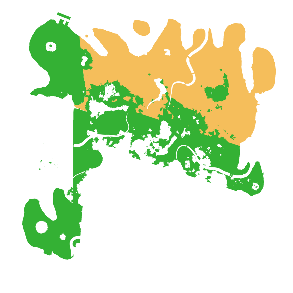 Biome Rust Map: Procedural Map, Size: 4250, Seed: 348393