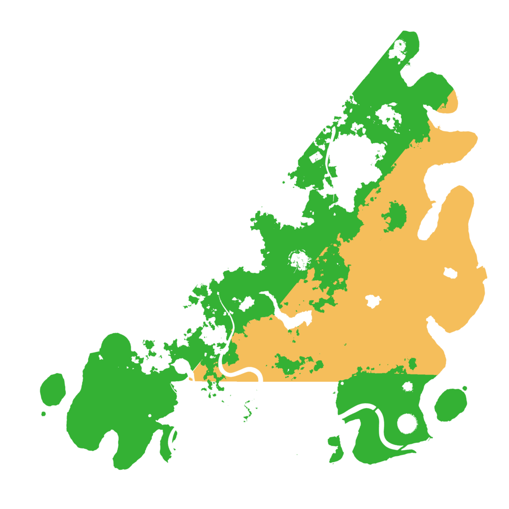 Biome Rust Map: Procedural Map, Size: 4500, Seed: 1353838685