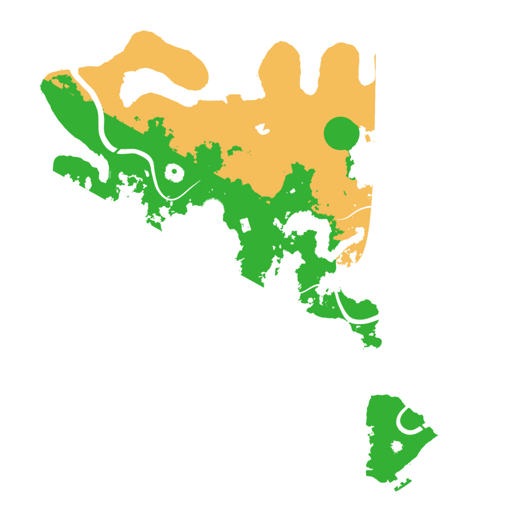 Biome Rust Map: Procedural Map, Size: 4000, Seed: 1387864956
