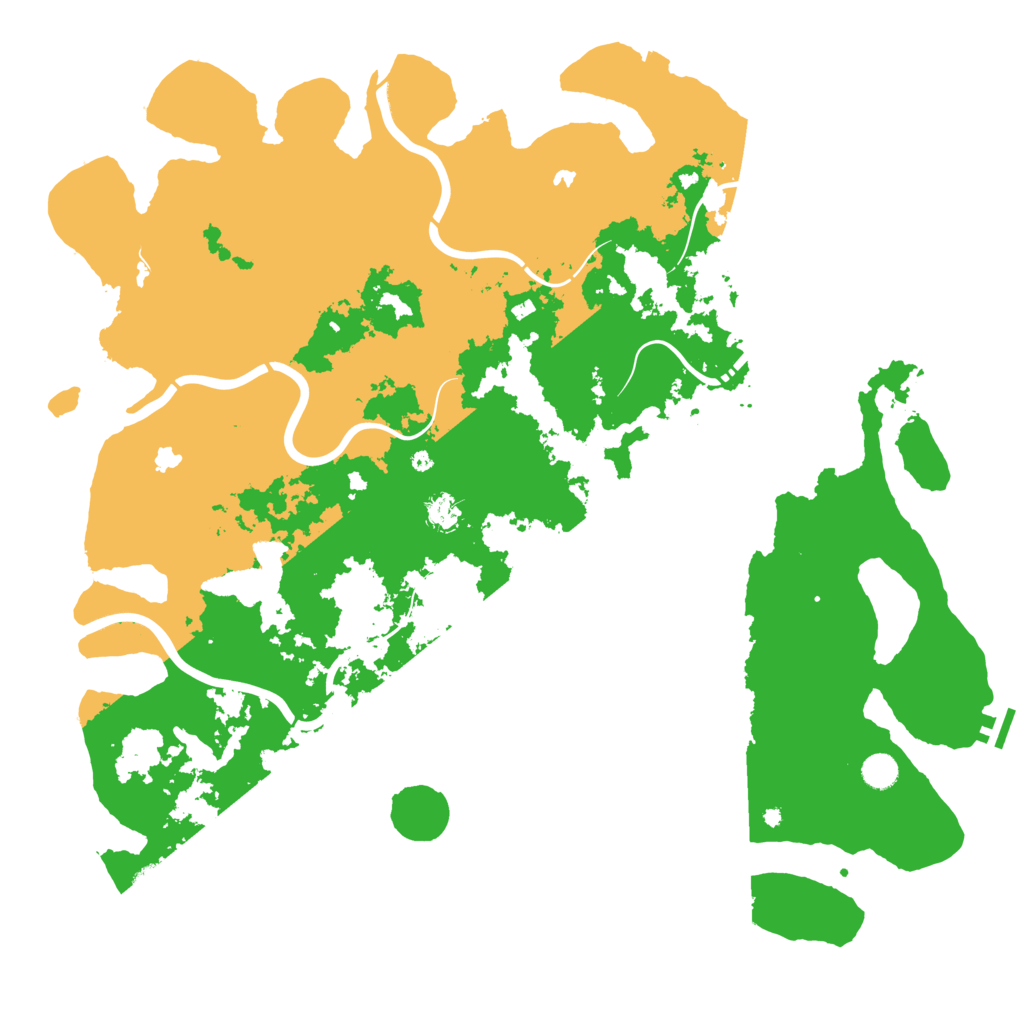 Biome Rust Map: Procedural Map, Size: 5000, Seed: 1498469579