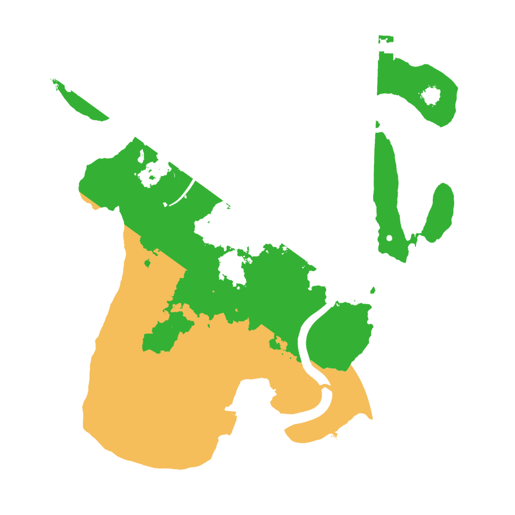 Biome Rust Map: Procedural Map, Size: 2500, Seed: 3271