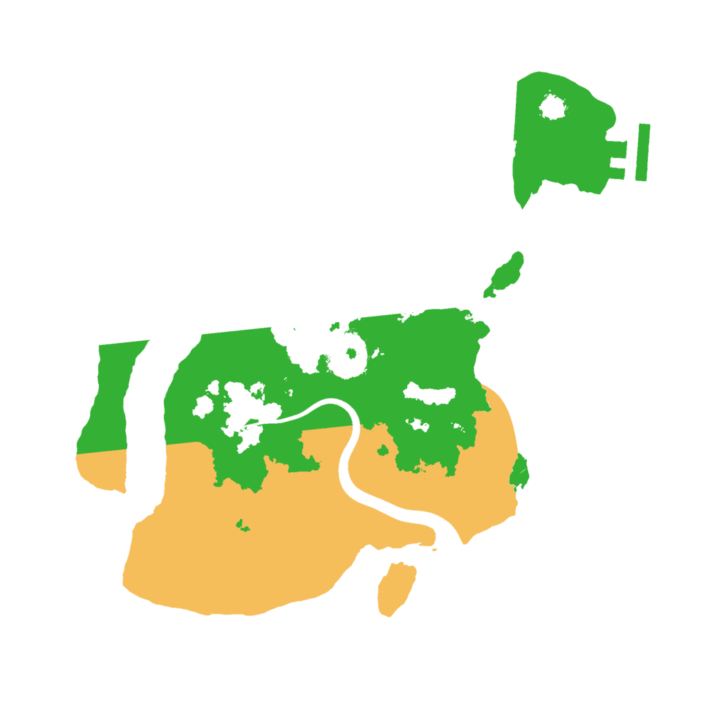 Biome Rust Map: Procedural Map, Size: 2500, Seed: 1371982737