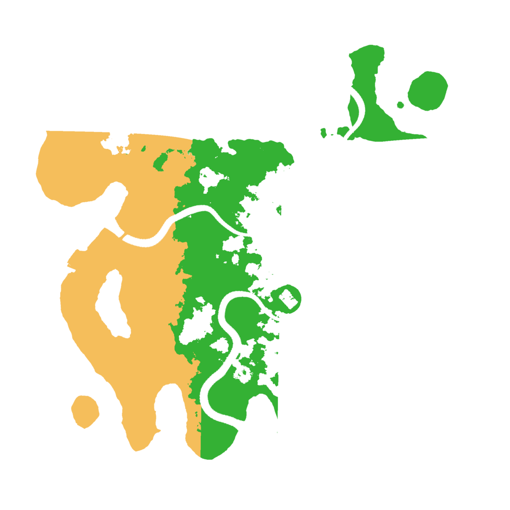 Biome Rust Map: Procedural Map, Size: 3000, Seed: 1270177096