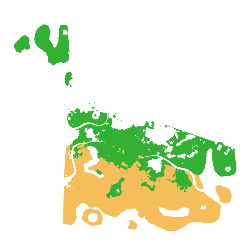 Biome Rust Map: Procedural Map, Size: 4500, Seed: 1939040593