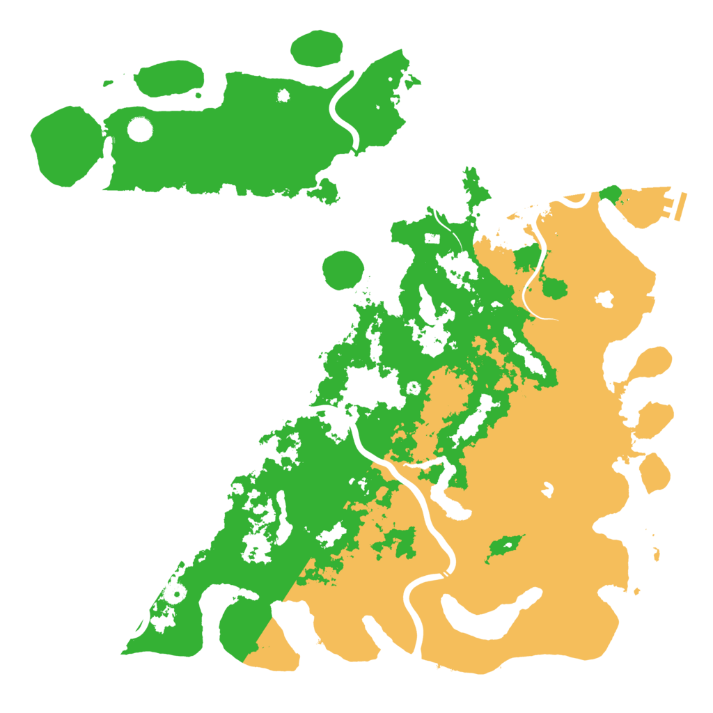 Biome Rust Map: Procedural Map, Size: 5000, Seed: 1956250759