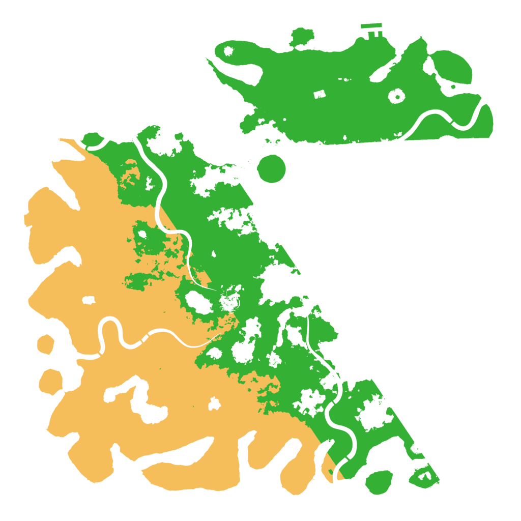 Biome Rust Map: Procedural Map, Size: 5000, Seed: 798743518