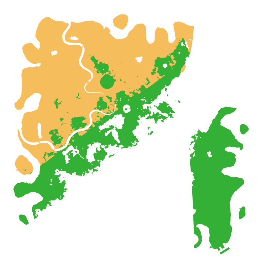 Biome Rust Map: Procedural Map, Size: 5000, Seed: 1918230123