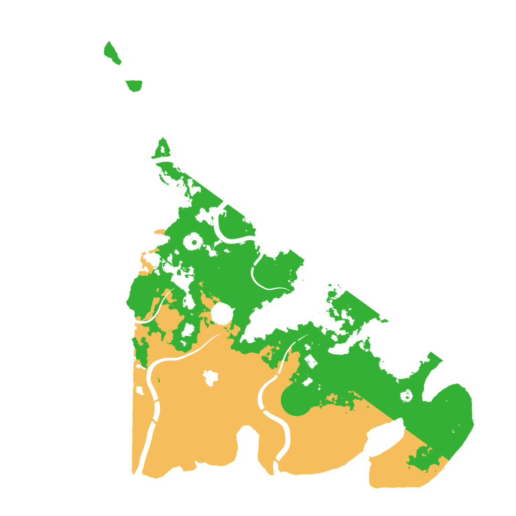 Biome Rust Map: Procedural Map, Size: 4250, Seed: 17443